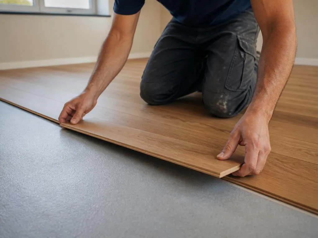 Professional craftsman working on a home renovation project